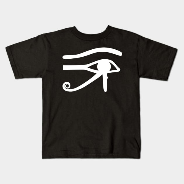 Eye of Ra Kids T-Shirt by colorsplash